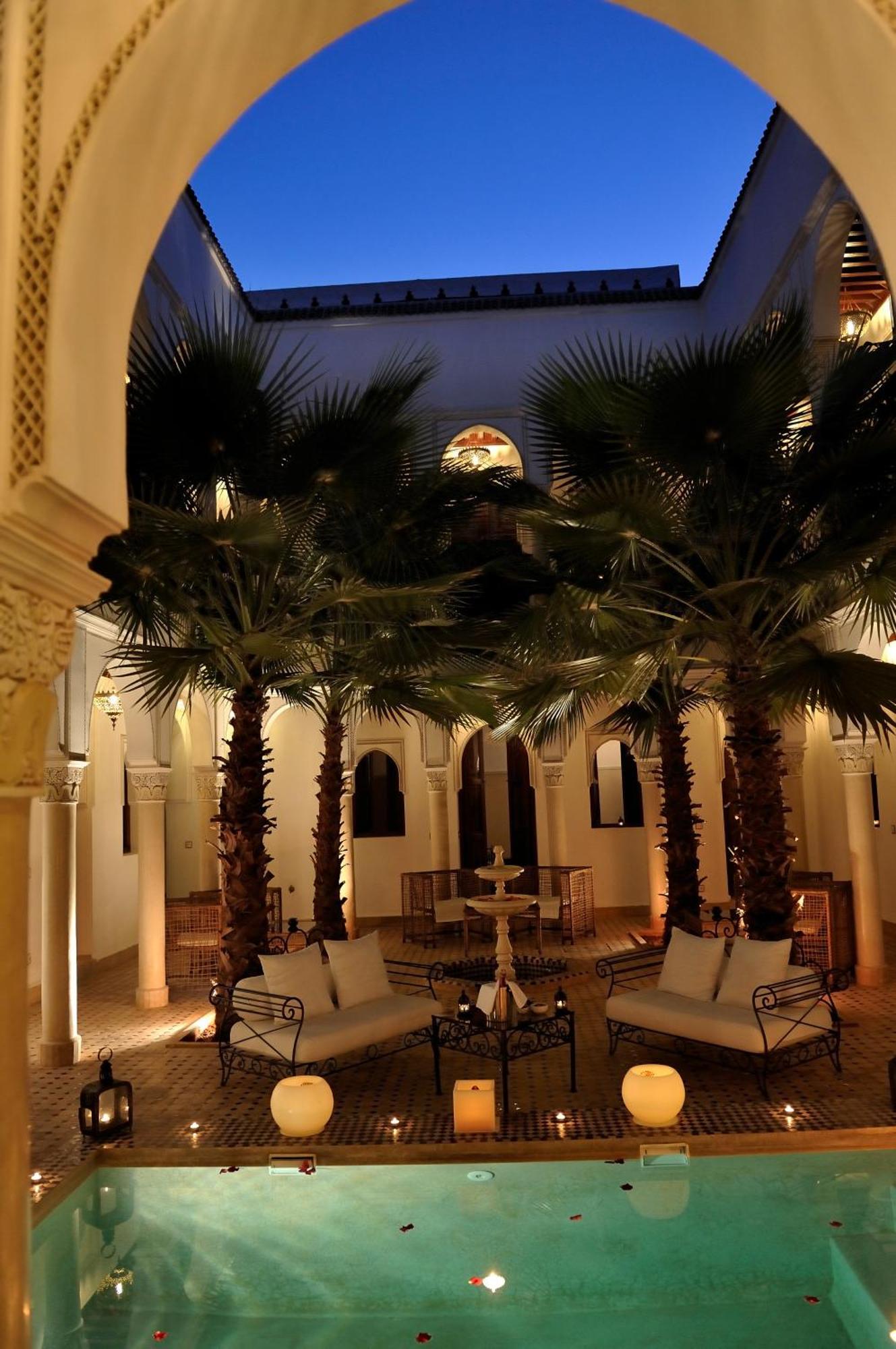 Riad Le Jardin D'Abdou Marrakesh Eksteriør billede The hotel's courtyard