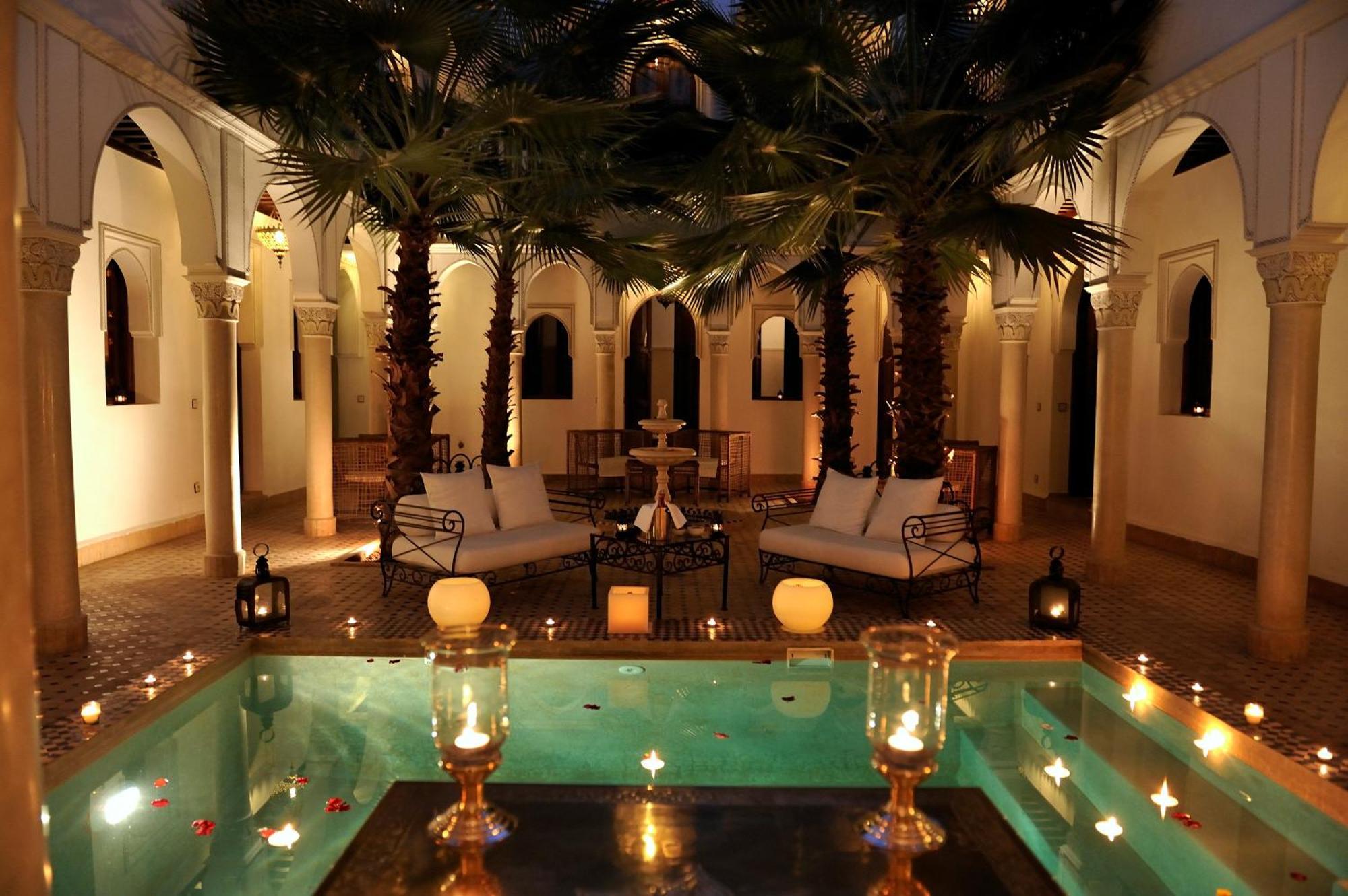 Riad Le Jardin D'Abdou Marrakesh Eksteriør billede The hotel's courtyard